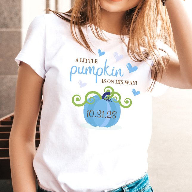 Cute Little Pumpkin Baby Shower T Shirt (Skapare uppladdad)
