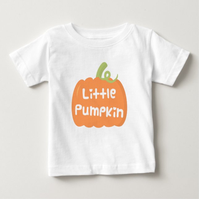 Cute Little Pumpkin Fall Baby Tee (Framsida)