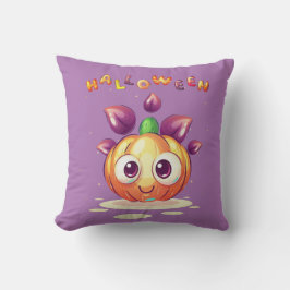 Cute Little Pumpkin Halloween-Färgad Kudde