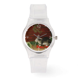 Cute Little Rabbit (sällskapsdjur) (Henri Rousseau Armbandsur