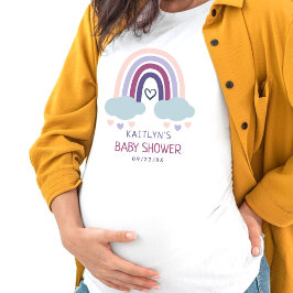 Cute Little Rainbow Baby Shower T Shirt