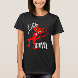 Cute Little Red Djävulen-grafik Tee Shirt