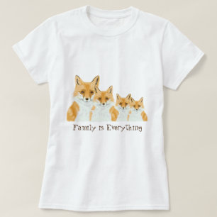 Cute Little Red Fox - transparent. T Shirt