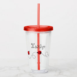 Cute Little Red Ladybugs | PERSONLIG Take Away Mugg