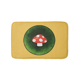 Cute Little Red Mushroom Badrumsmatta