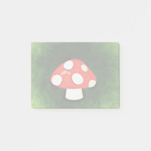 Cute Little Red Mushroom Post-it Block