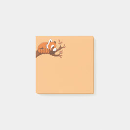 Cute Little Red Panda Post-it Block