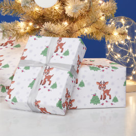 Cute Little Reindeer Presentpapper