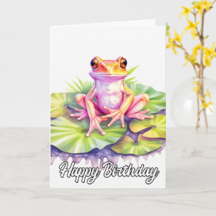 Cute Little Resting Froggie Kort