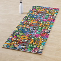 Cute Little robots mönster