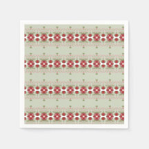 Cute Little Rosa and Red Blommigt Accented