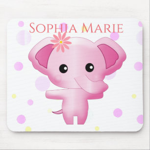 Cute Little Rosa Flicka Elephant Musmatta