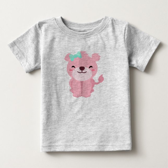 Cute Little Rosa Lioness Tee (Framsida)