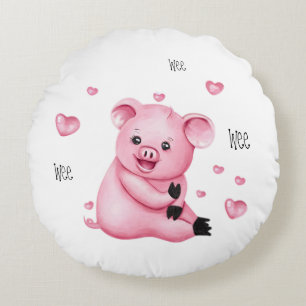 Cute Little Rund Kudde