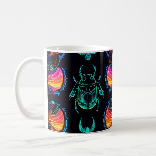 Cute Little Scarab Kaffemugg (Vänster)