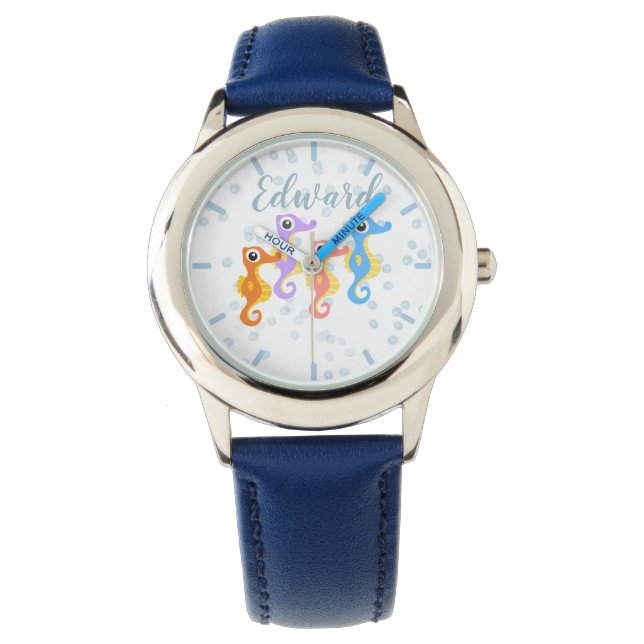Cute Little Seahorse Armbandsur (Framsida)