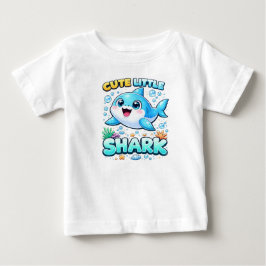 Cute Little Shark Shirt for Girls  T