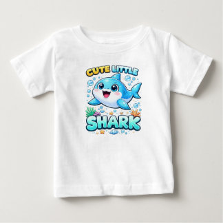 Cute Little Shark Shirt for Girls  T