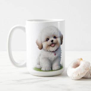 Cute Little Shih Tzu Puppy Hund älskare Kaffemugg