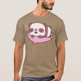 Cute Little Sleeping Panda Bear T Shirt
