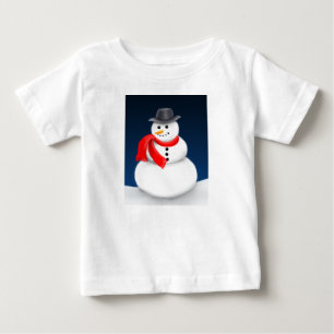 Cute Little Snögubbe Infant Shirt T