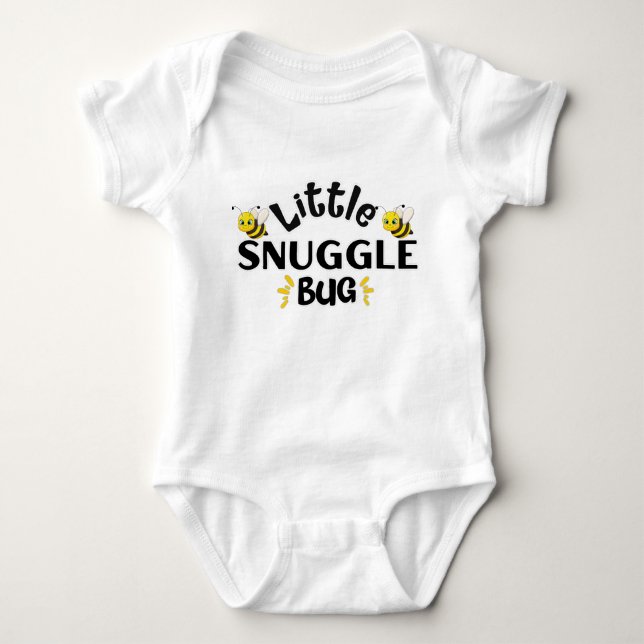 Cute Little Snuggle Kryp Humla T Shirt (Framsida)