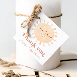 Cute Little Sol Boho Baby Shower Tack Gåvor Etiketter
