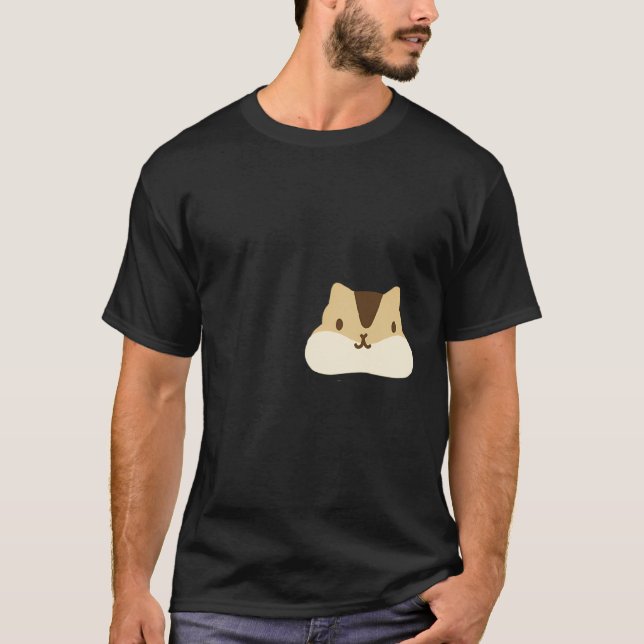 Cute Little Squirrel Chipmunk Ansikte Graphic T Shirt (Framsida)