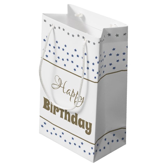 Cute Little Star Print Birthday Gift-fack (Baksidan Vinklad)