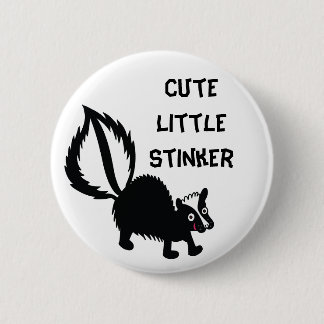 Cute Little Stinker Skunk Print Art Graphic Knapp