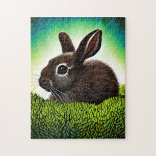 Cute Little Storybook Bunny Pussel