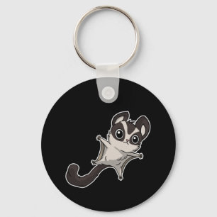 Cute Little Sugar Glider Animal Gift Nyckelring