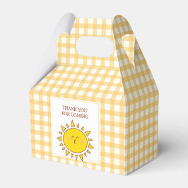 Cute Little Sunshine Birthday Tack för att komma Presentaskar