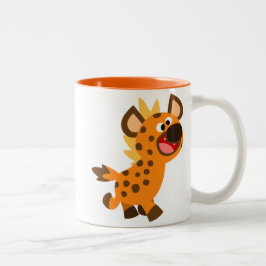Cute Little Tecknad Hyena Mugg