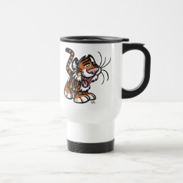 Cute Little Tecknad Tiger Mugg