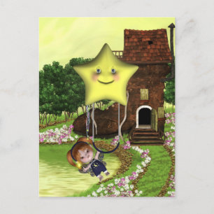 Cute Little toon tot baby felrys 1 Vykort
