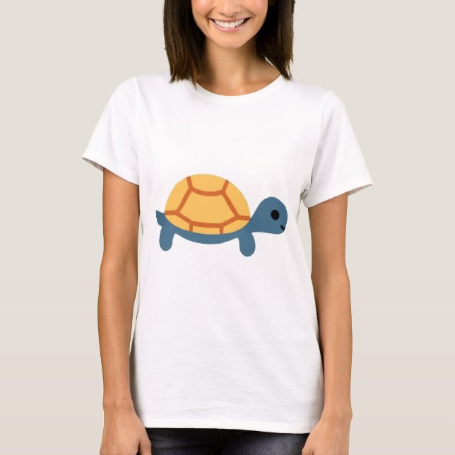 Cute Little Turtle T-Shirt (Framsida)