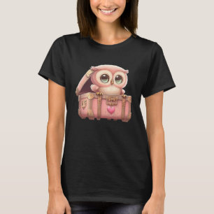 Cute Little Uggla Valetines Animal Kärlek 7 T Shirt