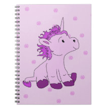 Cute Little Unicorn mot Rosa