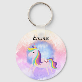 Cute Little Unicorn Nyckelring