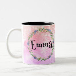 Cute little unicorn  Två-Tonad mugg