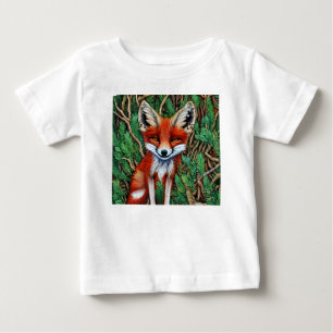 Cute Little vilderness Fox T Shirt
