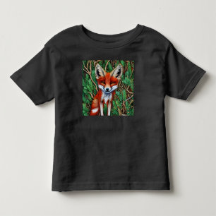 Cute Little vilderness Fox T Shirt