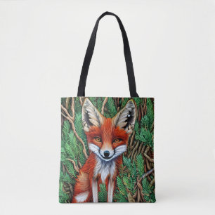 Cute Little vilderness Fox Tygkasse