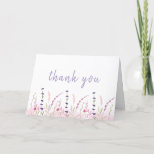 Cute Little Wildblomma Garden Baby Shower Tack Kort