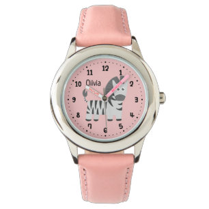 Cute Little Zebra Kids Personlig Armbandsur