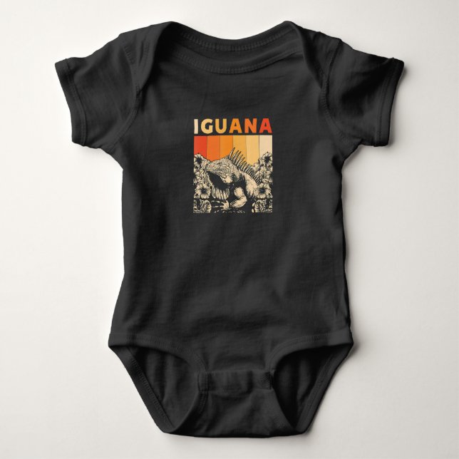 Cute Lizard Iguana Reptil Gift Iguana T Shirt (Framsida)