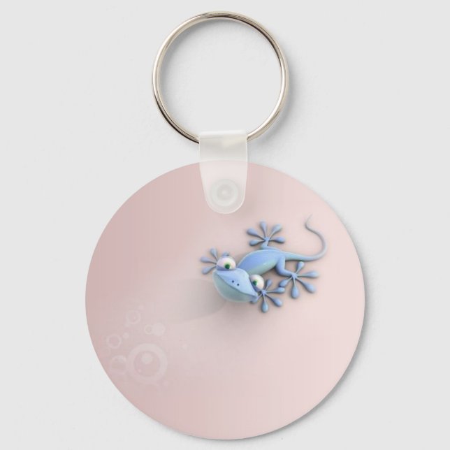 Cute Lizard Nyckelring (Framsida)