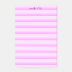 Cute Ljusa rosa Rand har att göra med Linjer Anpas Post-it Block