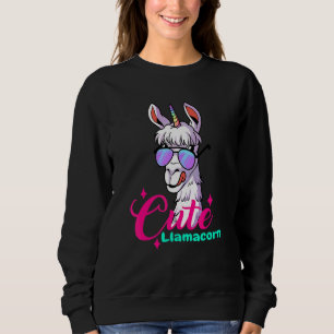 Cute Llama Alpaca Llamas Kids Flickor T Shirt